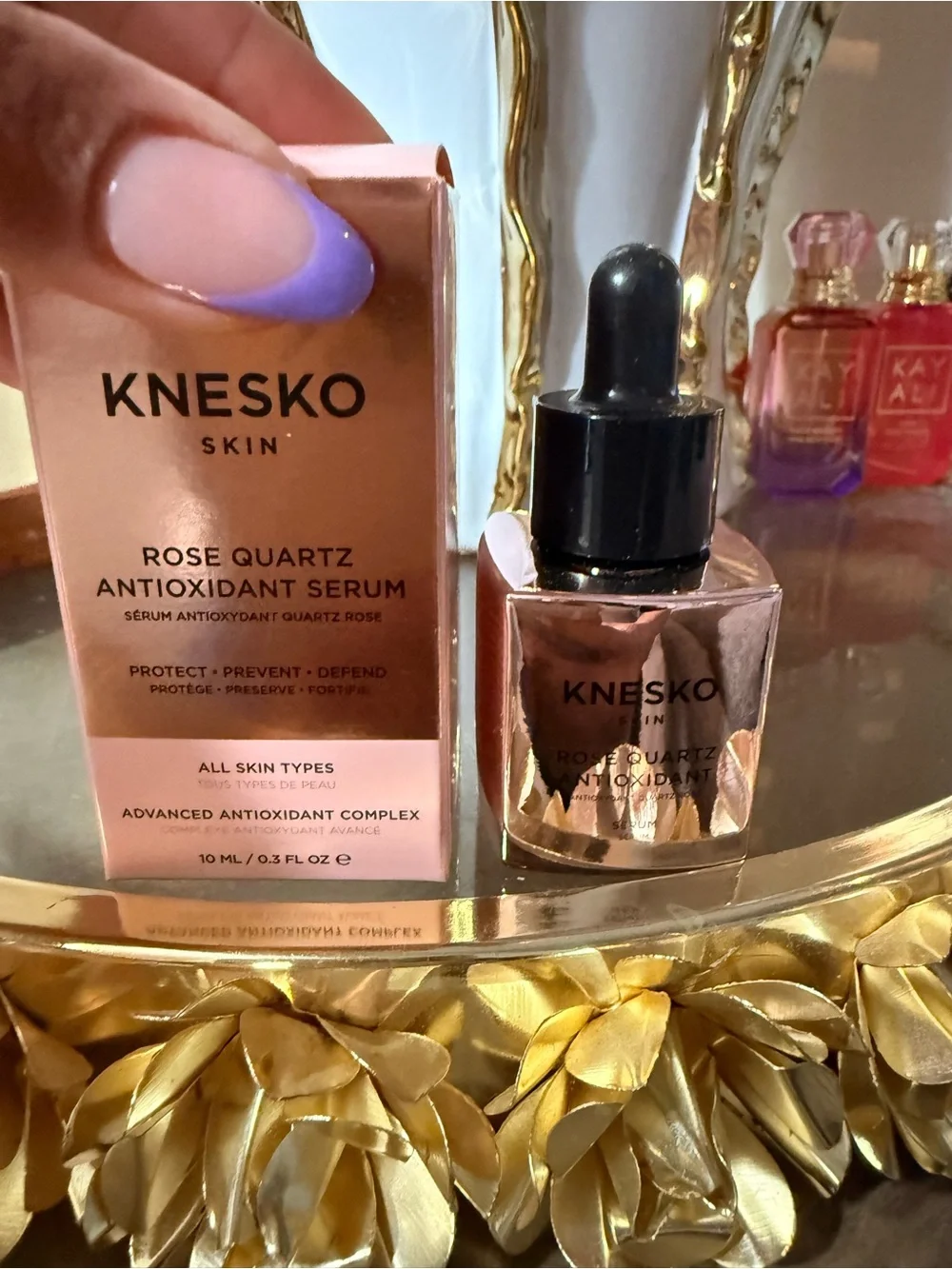 KNESKO Skin Rose Quartz Antioxidant Serum — I am Love $70 10ml MSRP